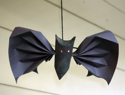 Craft Ideas Bats on Halloween Paper Crafts  Second Round