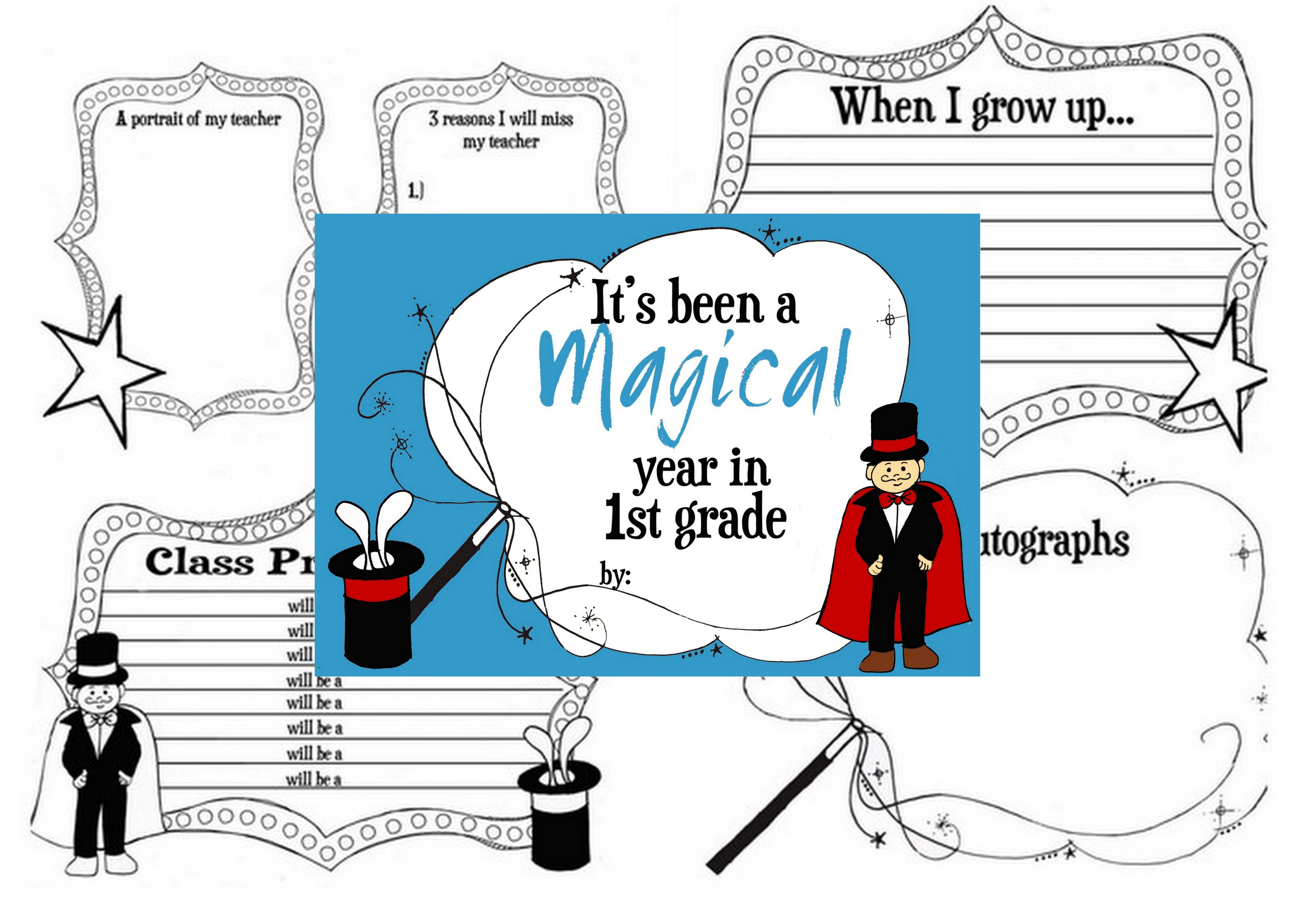 5Th Grade Memory Book Template