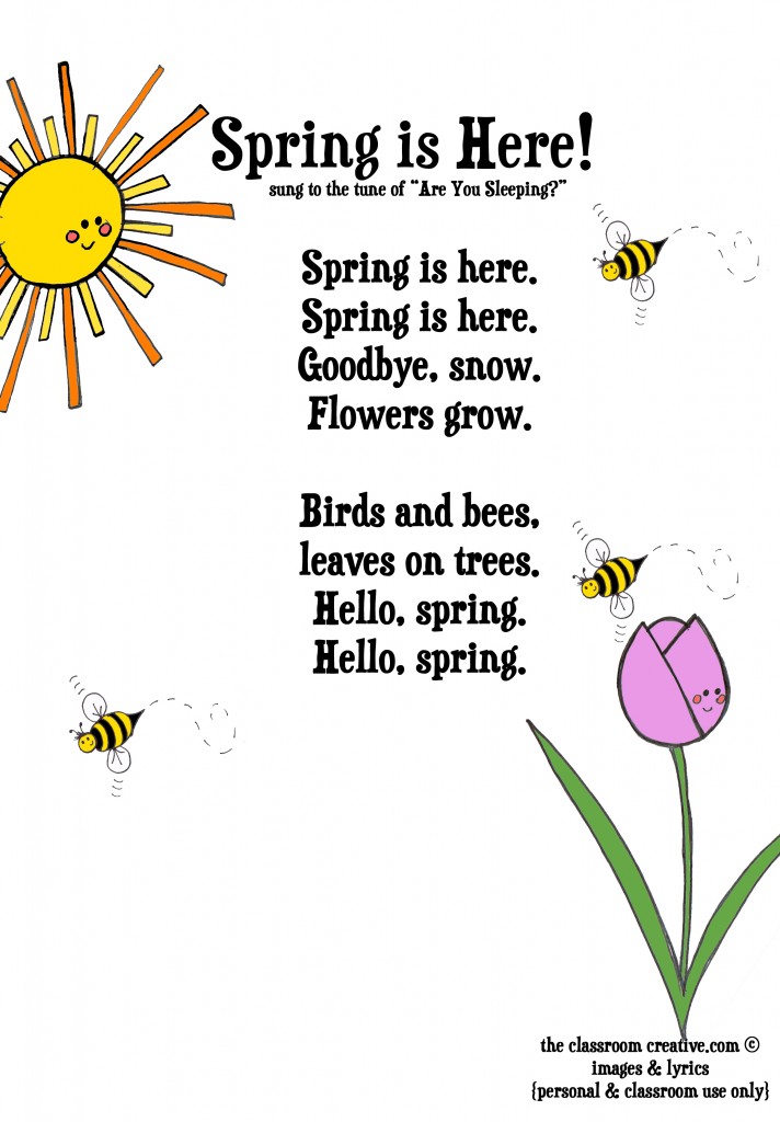 Spring Poem For Kids 1